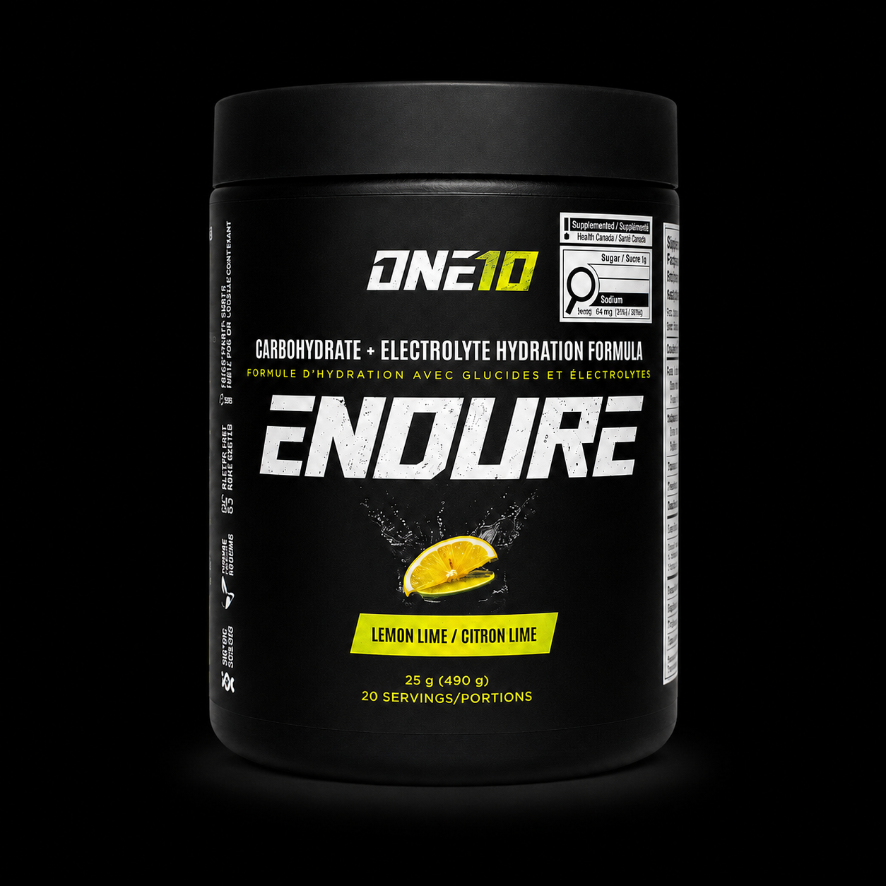 Endure - Carbohydrate + Electrolyte Hydration Formula - Lemon Lime