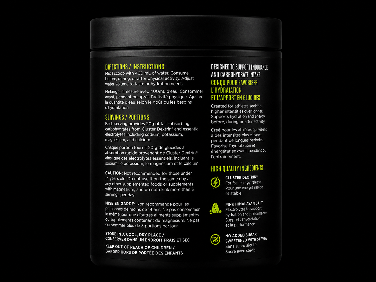 Endure - Carbohydrate + Electrolyte Hydration Formula - Lemon Lime